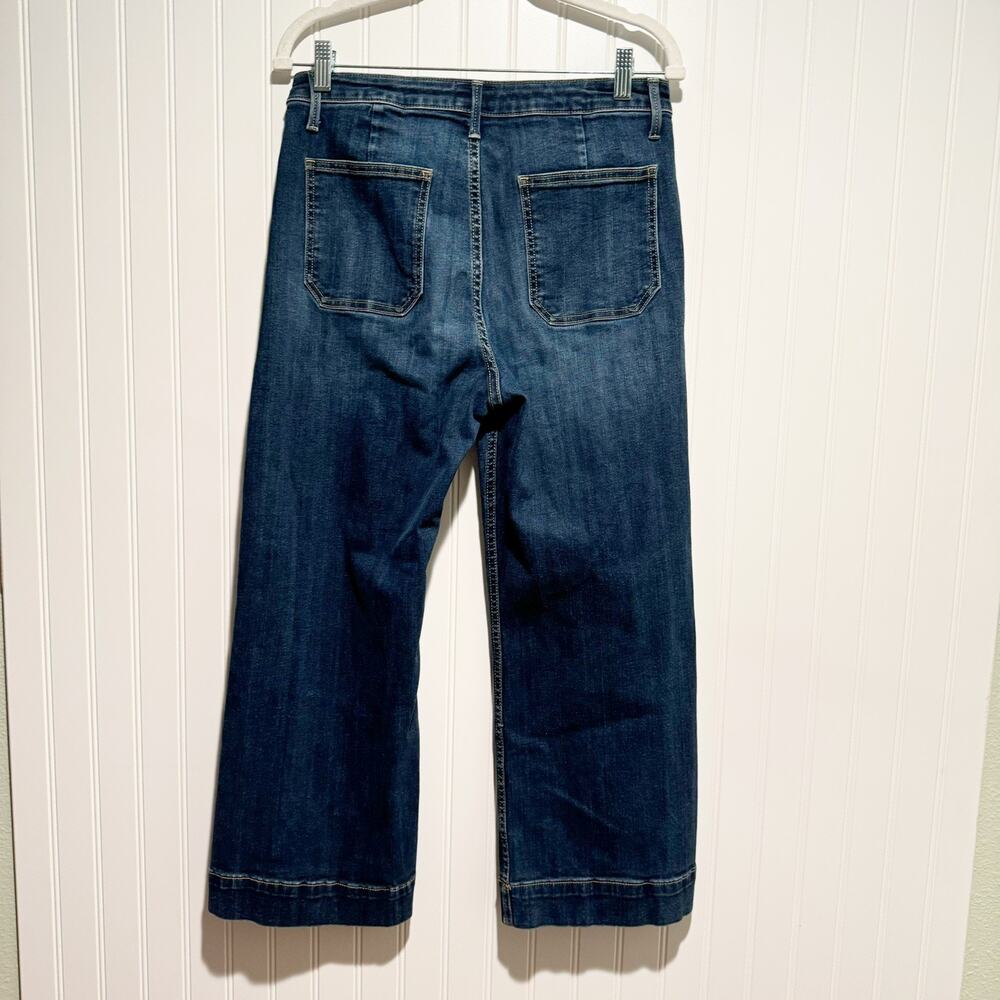 Driftwood Charlee Cropped Wide Leg Jeans Size 29 - Picture 5 of 6